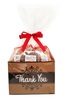 Thank You Cookie Basket (Large - 12 Cookies)